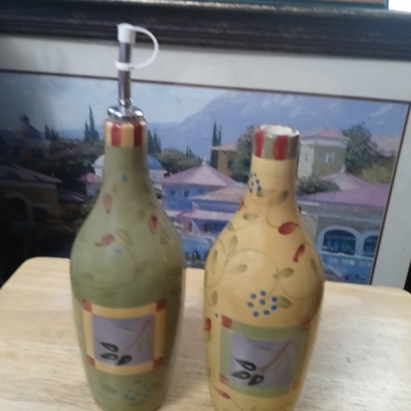 Olivia Signature Debby Segura Oil Vinegar Dispenser 10" Set.ππππ²ππππ£ - Picture 5 of 9
